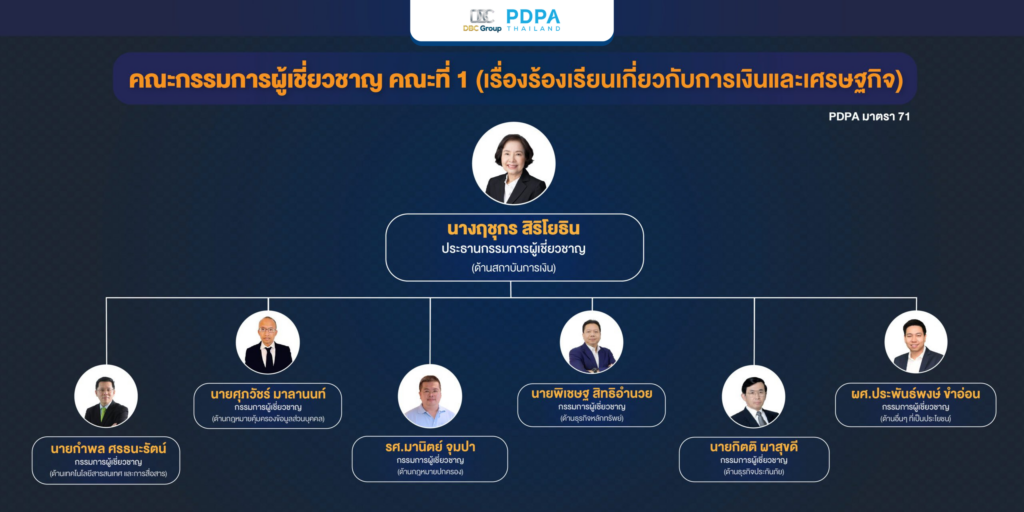 คณะกรรมการผู้เชี่ยวชาญ PDPA