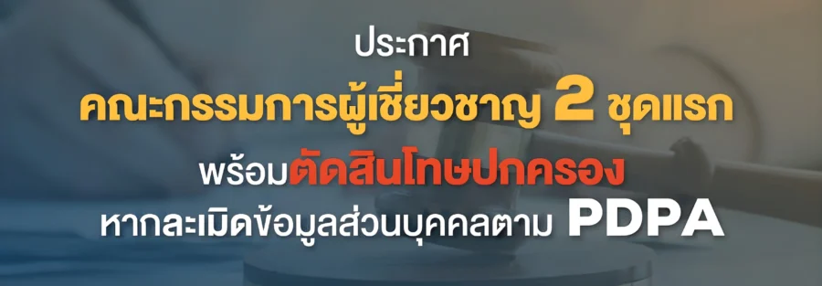 คณะกรรมการผู้เชี่ยวชาญ PDPA