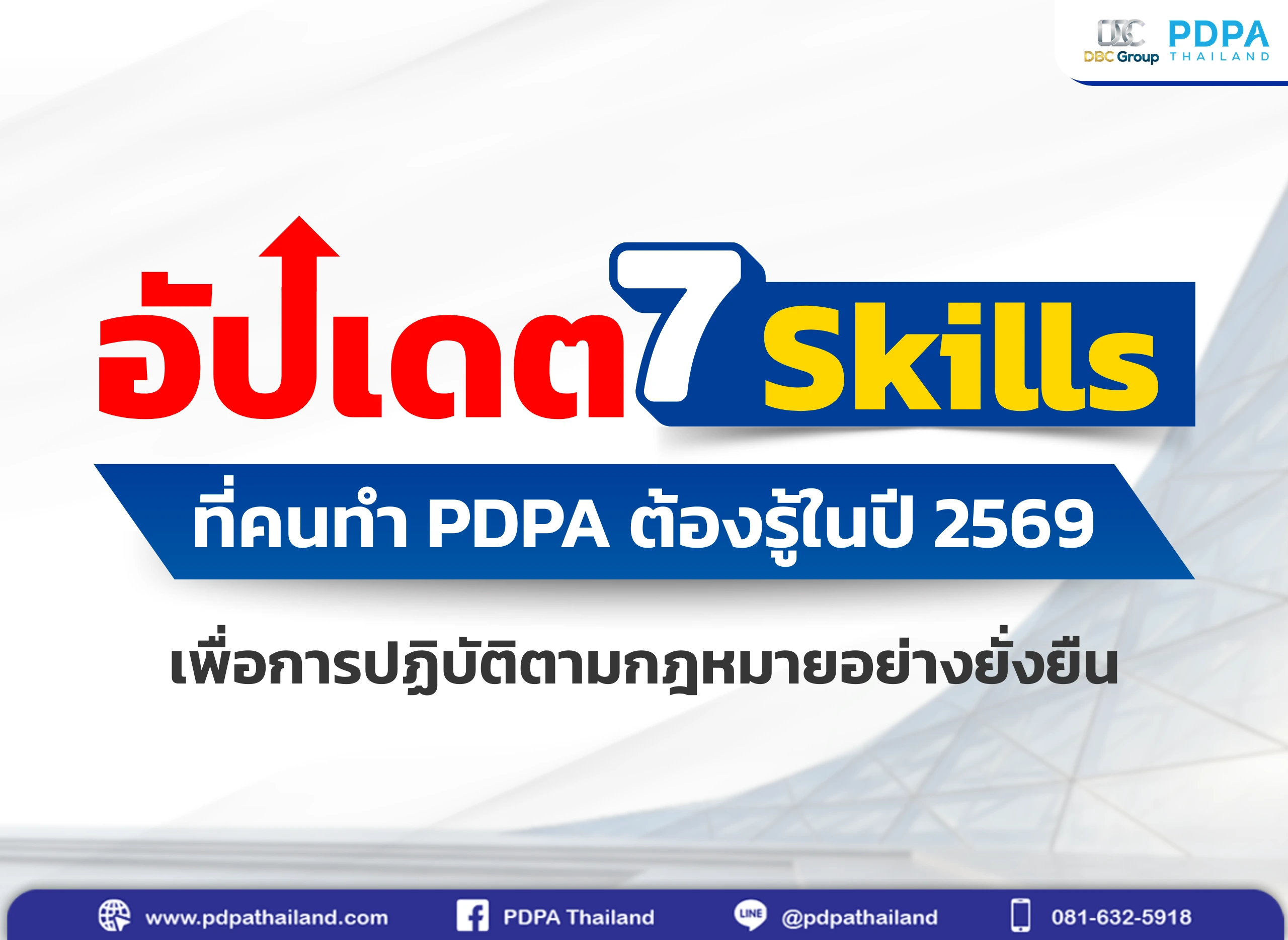 ทักษะคนทำ PDPA